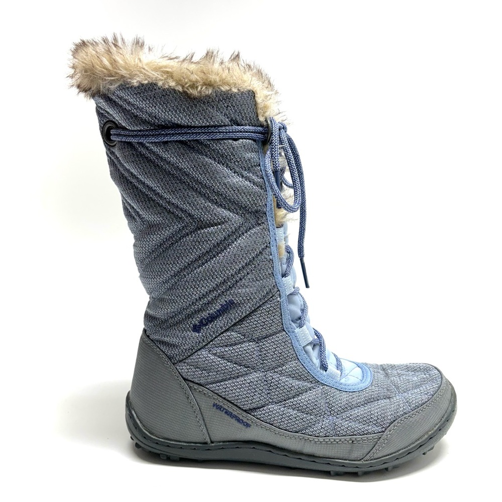 Columbia Gray Winter Boots with Faux Fur Trim - Picture 2 of 16